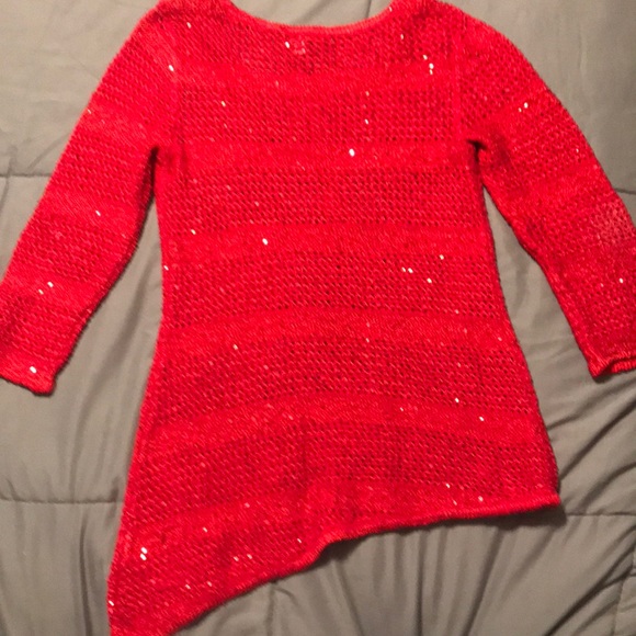 I.N.C. (International Concepts) Red Sweater - Picture 2 of 3